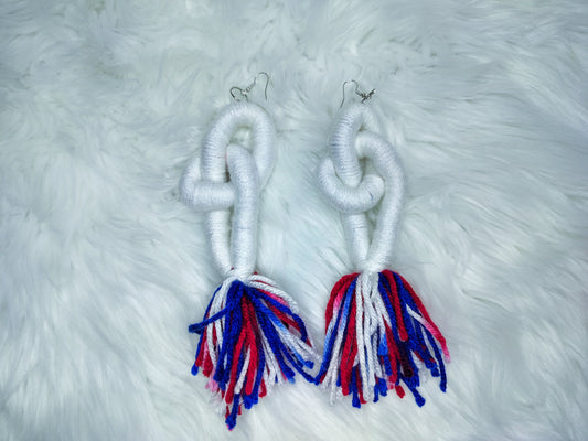 Knotted Tassel Earrrings
