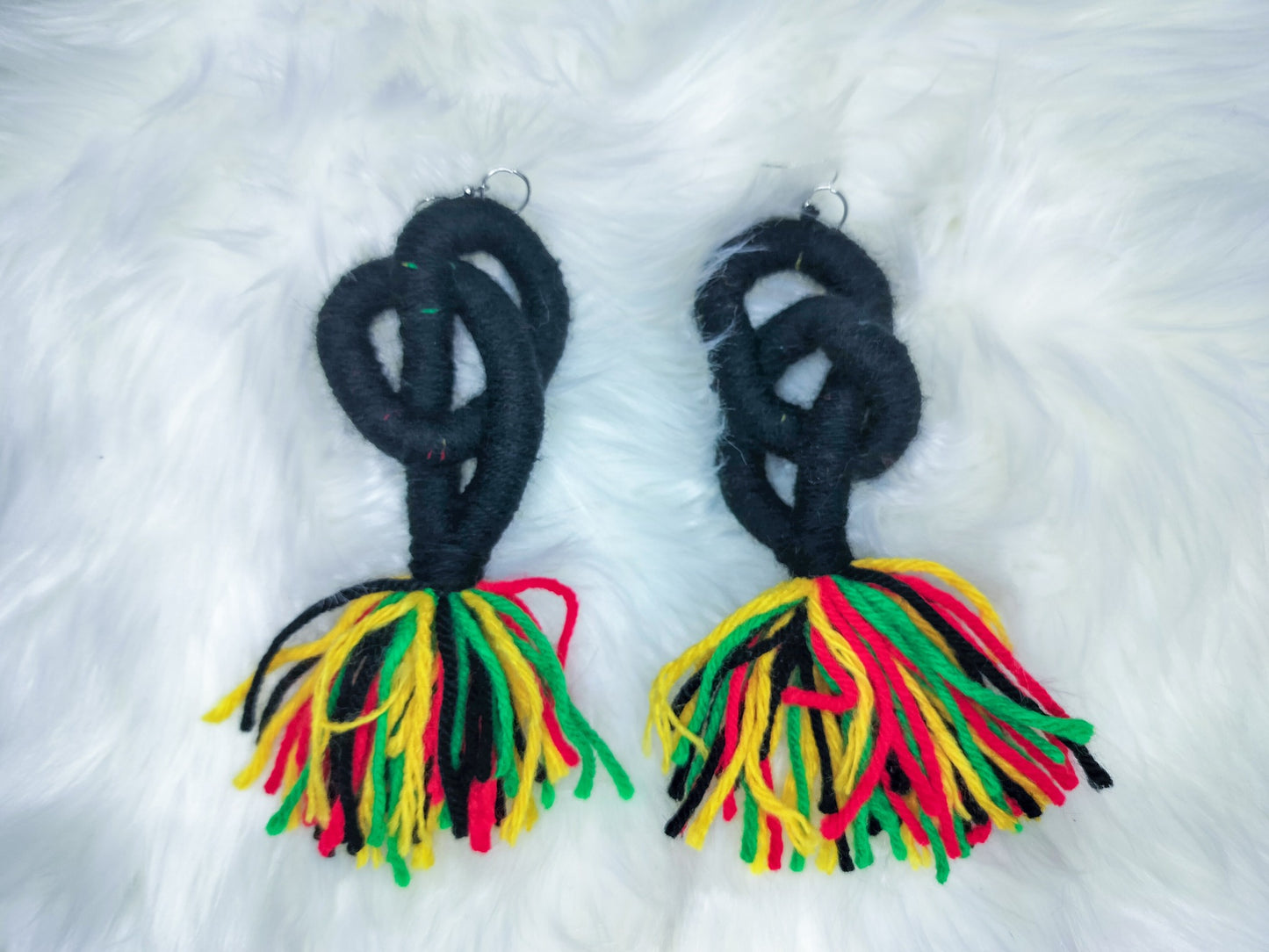 Knotted Tassel Earrings