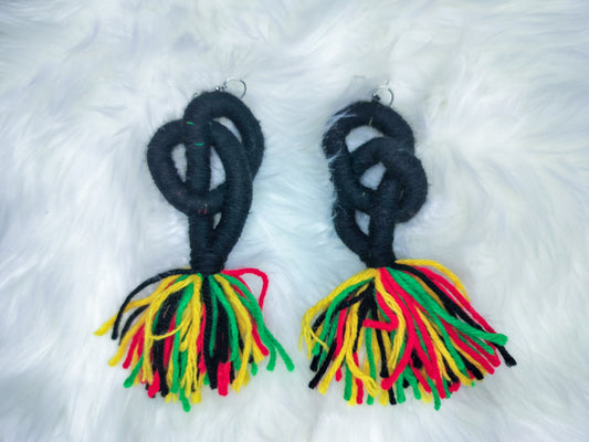 Knotted Tassel Earrings