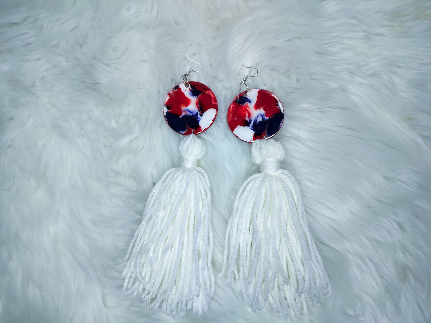 Pendant Tassel Earrings