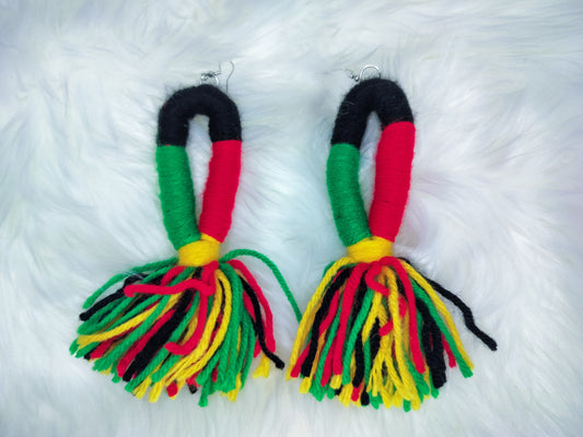 Loop Tassel Earrings