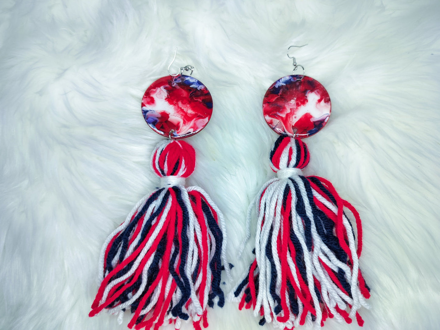 Pendant Tassel Earrings