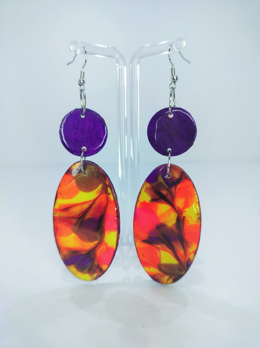 Oval Shaped Earrings