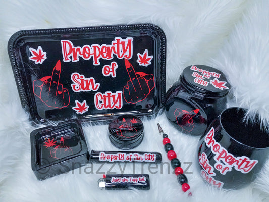 8 pc Tray Set
