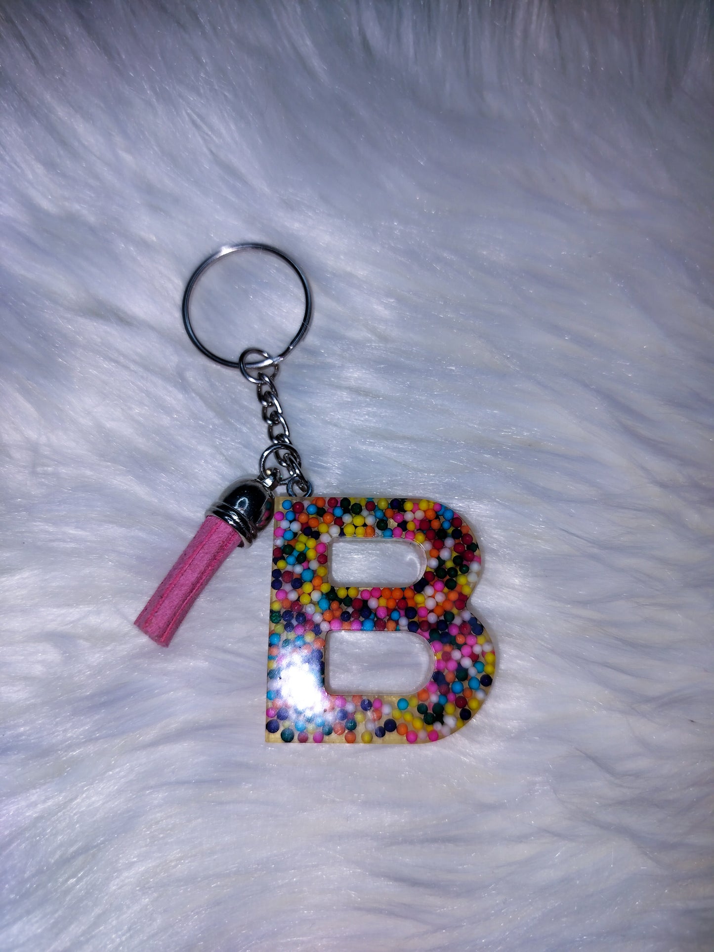 Letter B Keychain