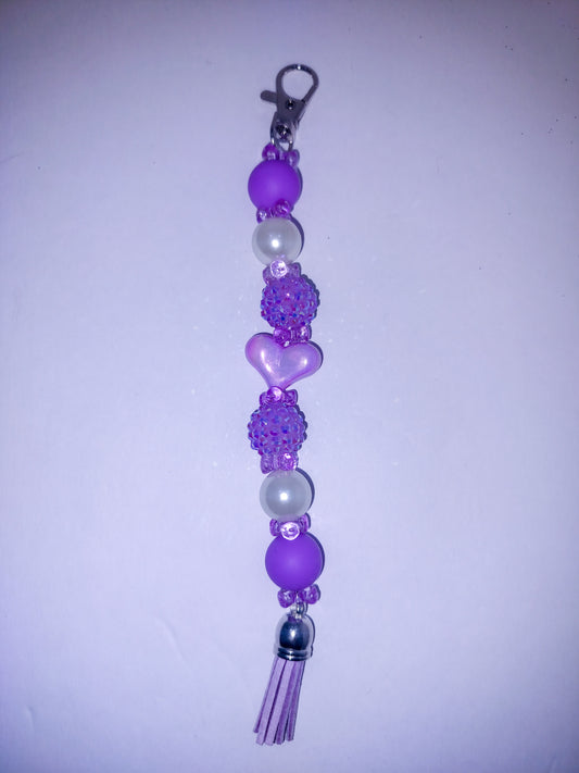 Purple Bag Charm