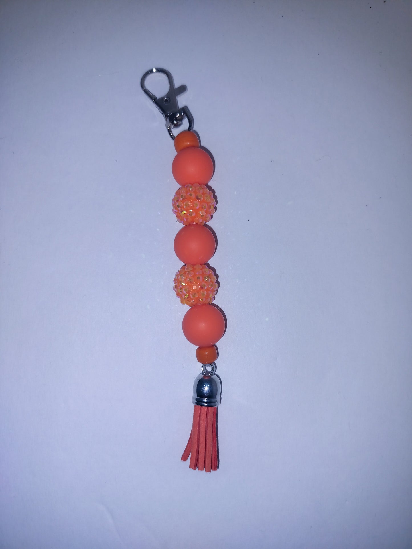 Orange Bag Charm