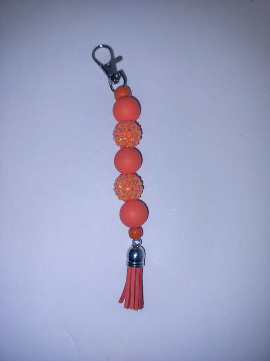 Orange Bag Charm